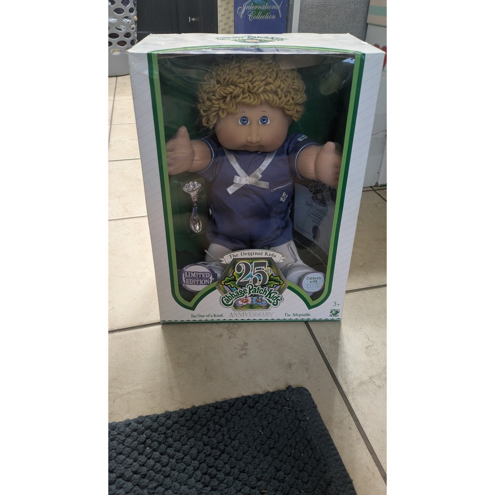 Cabbage Patch Kids 25th Anniversary Limited Edition Boy Doll Sailor NWT